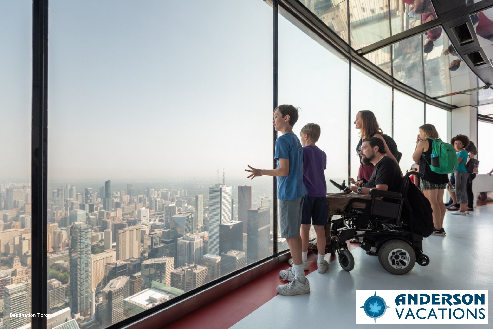 Viewing deck at the CN Tower