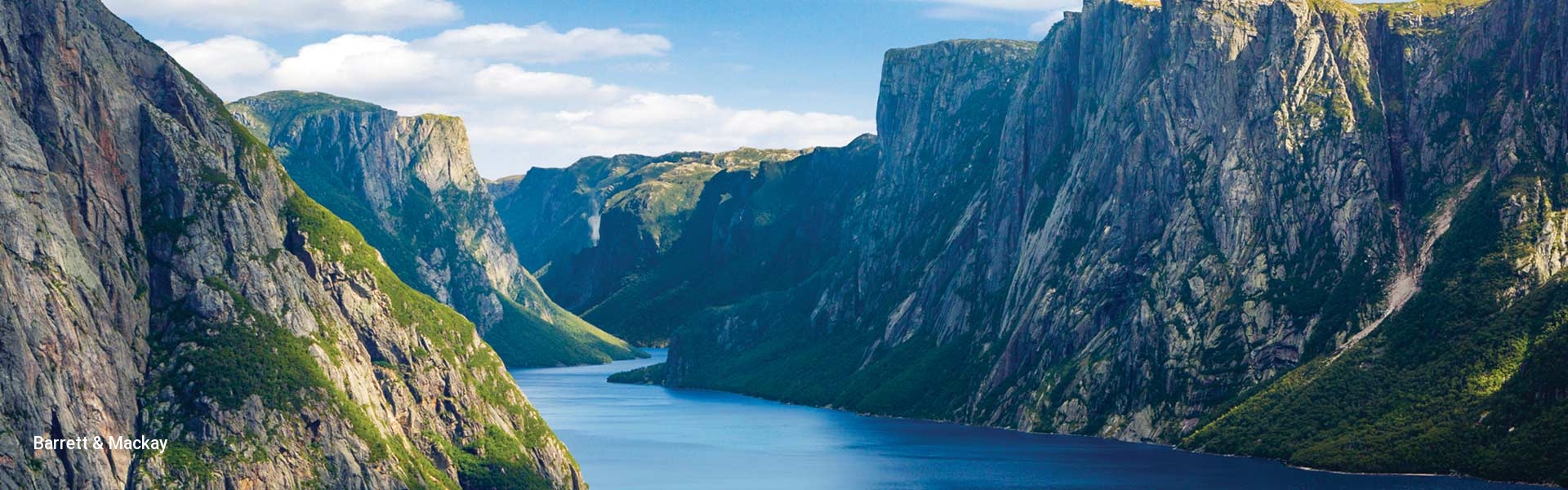 Western Brook Pond in Gros Morne National Park, Newfoundland