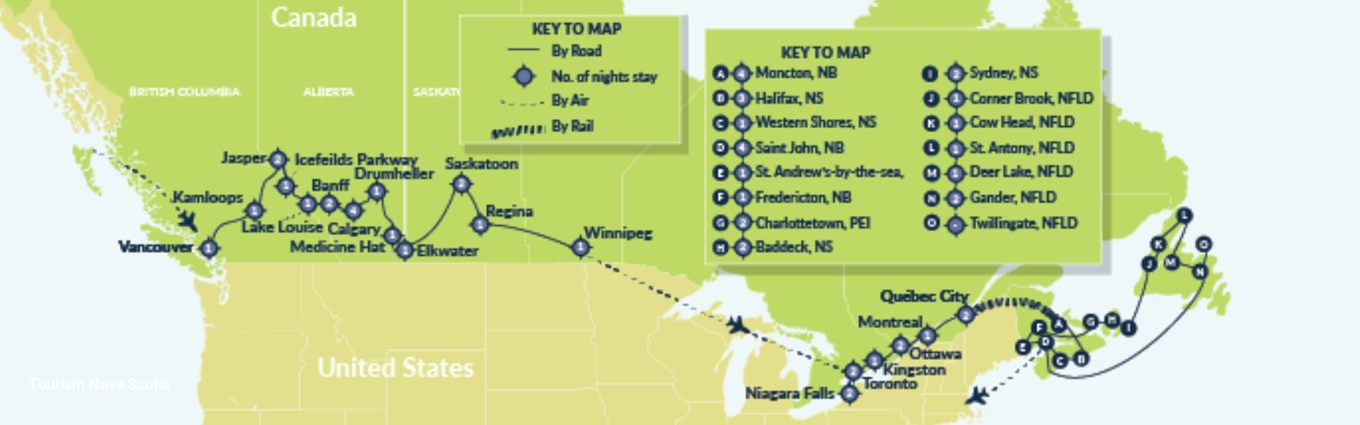 Canada Coast To Coast Trip